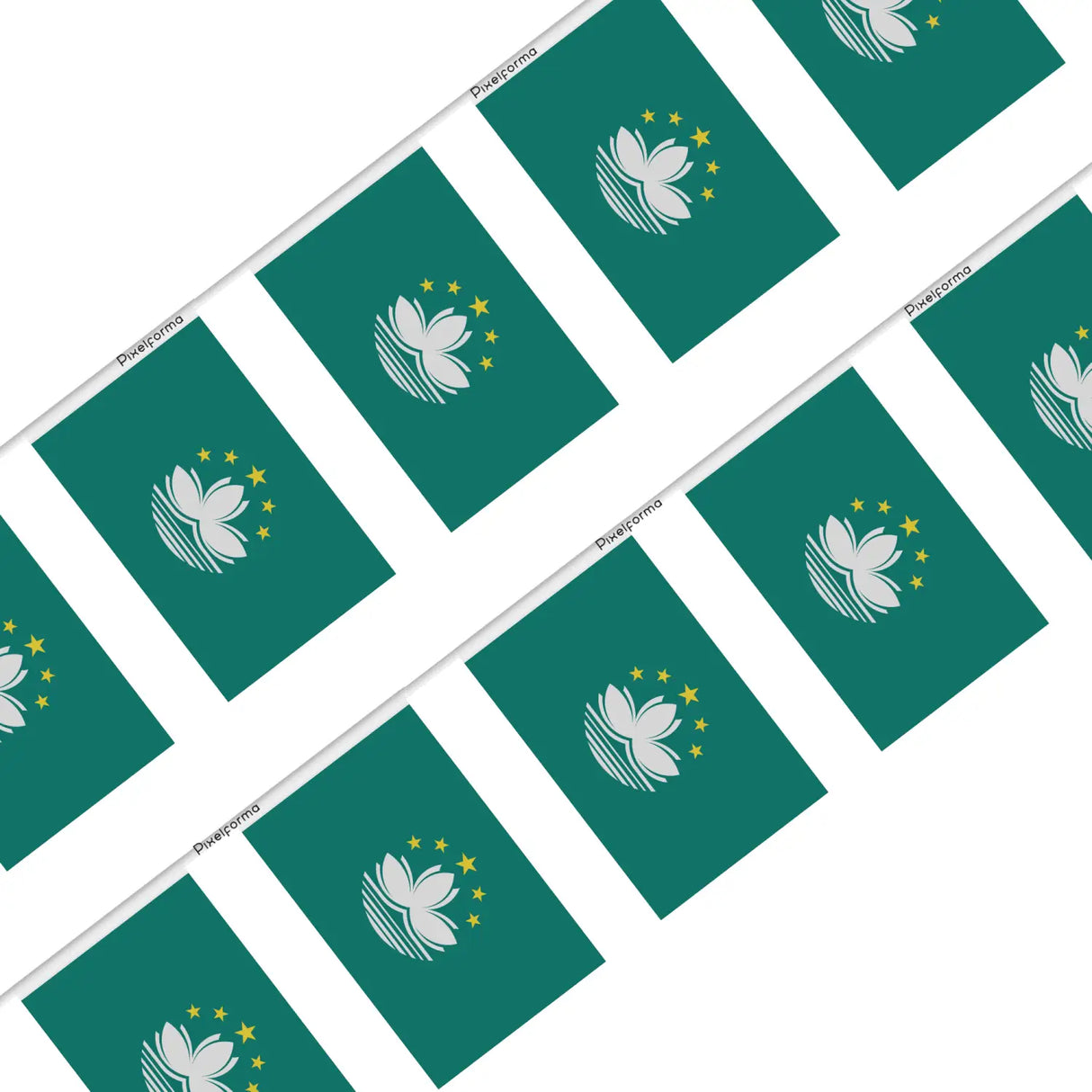 Guirlande drapeau macao - pixelforma