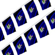 Guirlande drapeau maine en polyester résistant à accrocher