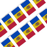 Guirlande Drapeau Moldavie en Polyester - Pixelforma 