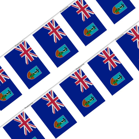 Guirlande drapeau montserrat - pixelforma