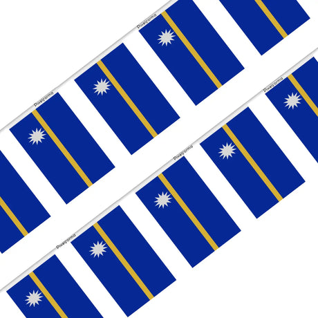Guirlande drapeau nauru - pixelforma