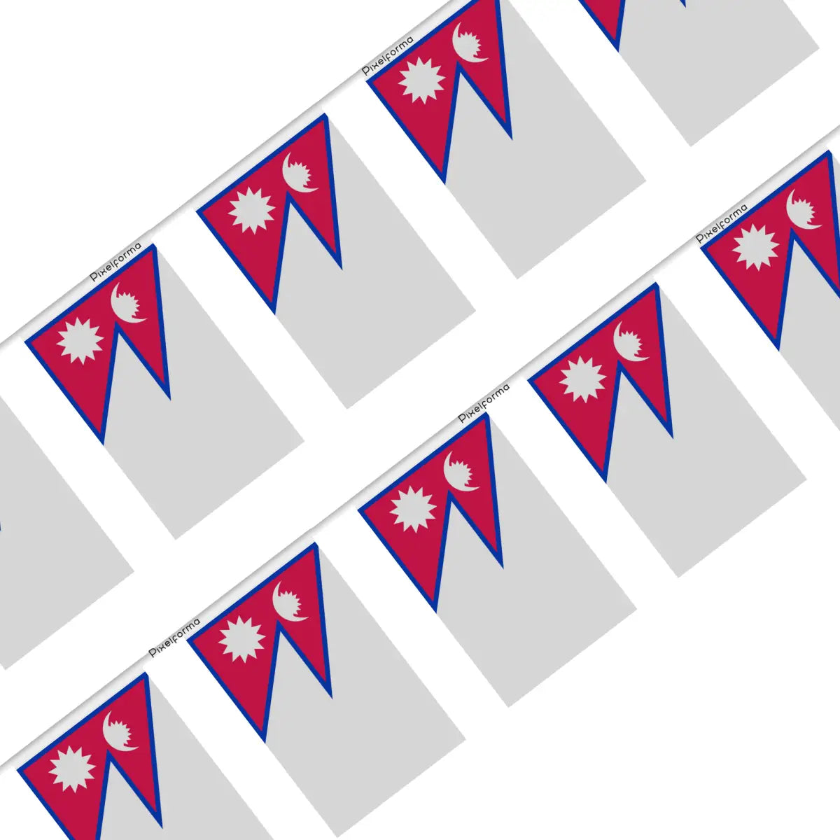 Guirlande drapeau népal - pixelforma