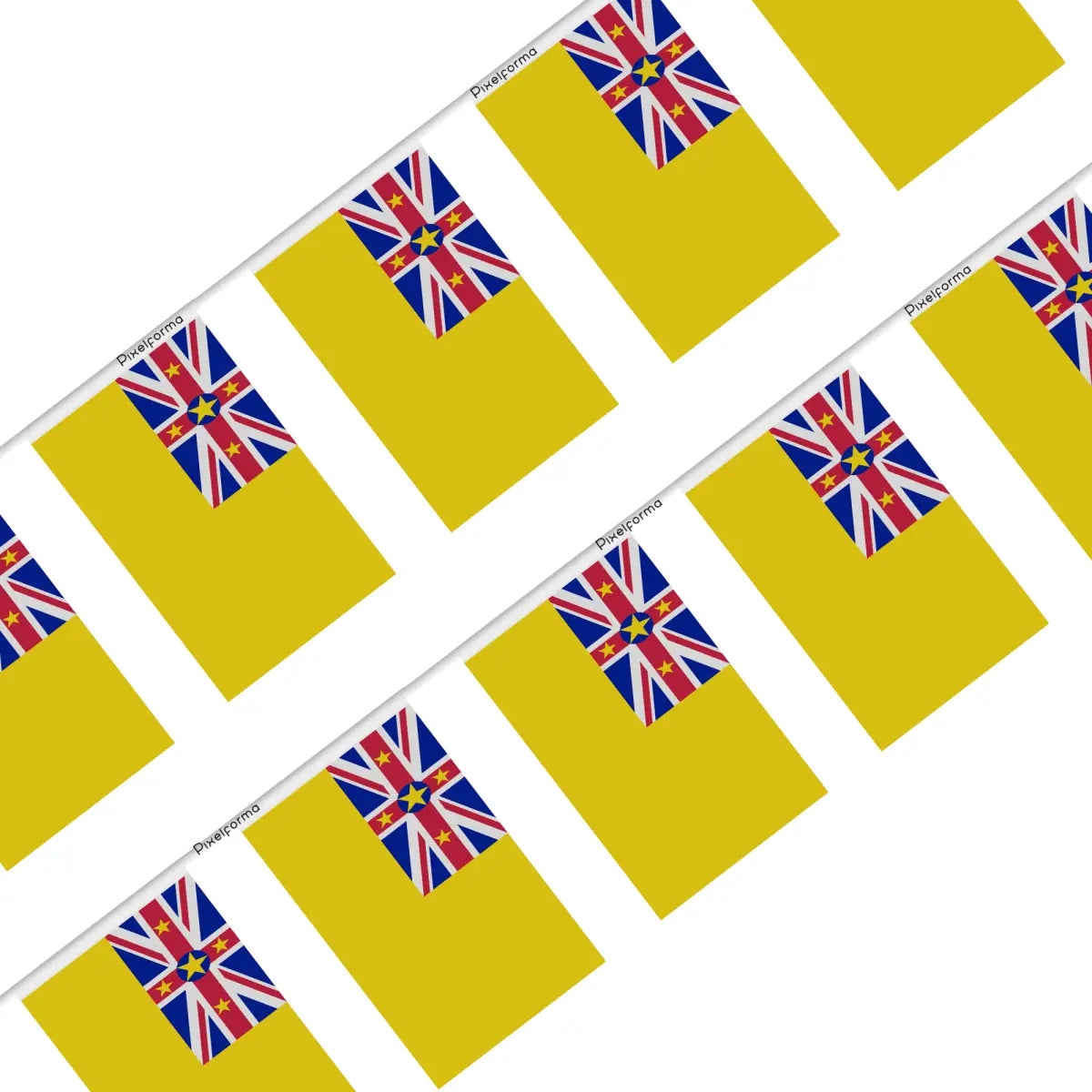 Guirlande drapeau niue - pixelforma