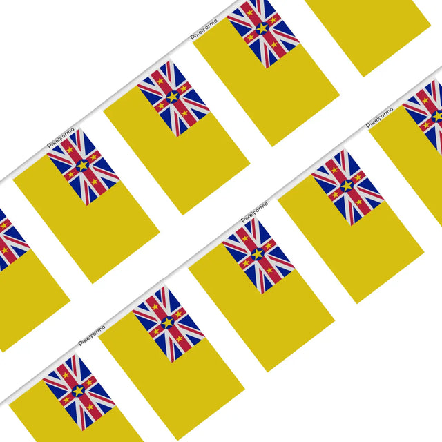 Guirlande drapeau niue - pixelforma