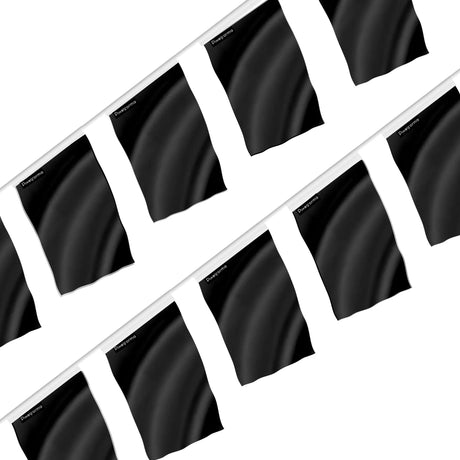 Guirlande drapeau noir - pixelforma