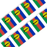 Guirlande Drapeau Nouvelle-Calédonie en Polyester - Pixelforma 