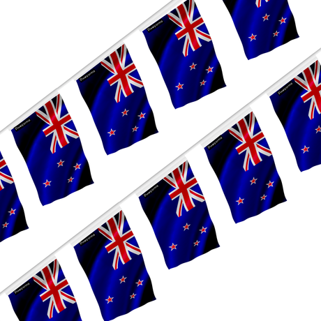 Guirlande drapeau nouvelle-zélande - pixelforma