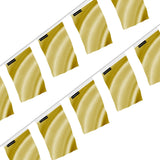 Guirlande drapeau orange clair polyester à accrocher