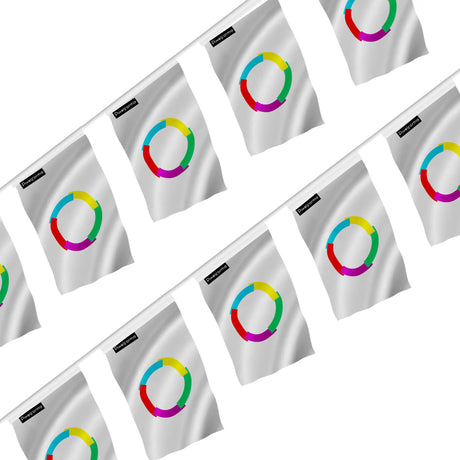 Guirlande drapeau organisation internationale de la francophonie - pixelforma