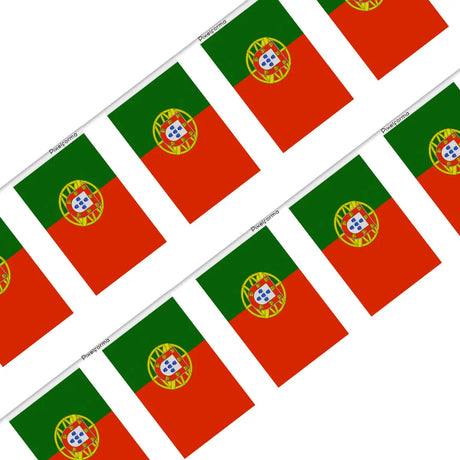 Guirlande Drapeau Portugal en Polyester - Pixelforma 