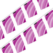 Guirlande drapeau rose france polyester à accrocher fête