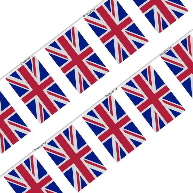 Guirlande drapeau royaume-uni - pixelforma