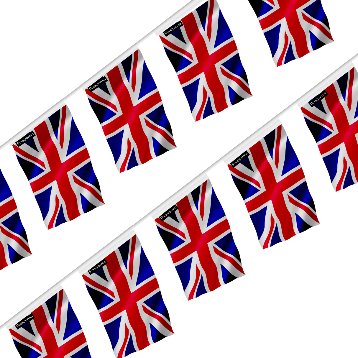 Guirlande drapeau royaume-uni - pixelforma
