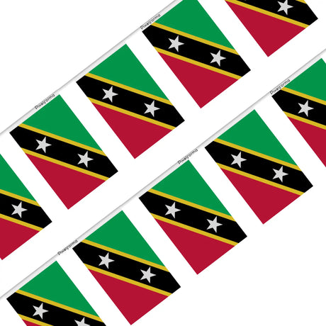 Guirlande drapeau saint-christophe-et-niévès - pixelforma