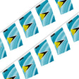Guirlande drapeau sainte-lucie en polyester à accrocher