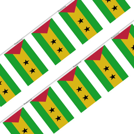 Guirlande drapeau sao tomé-et-principe - pixelforma