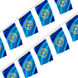 Guirlande drapeau sécurité collective polyester à accrocher