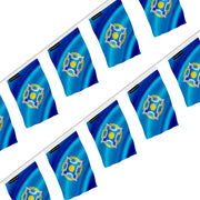 Guirlande drapeau sécurité collective polyester à accrocher
