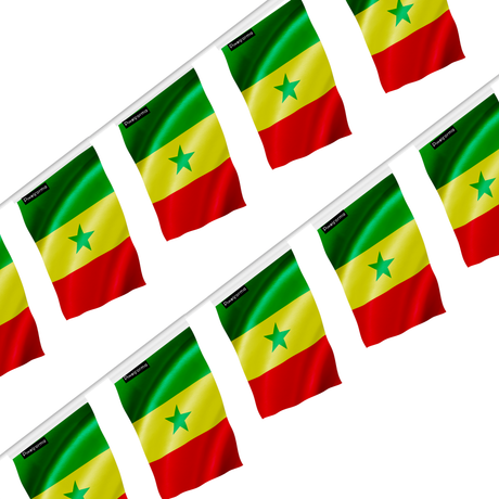 Guirlande drapeau sénégal - pixelforma