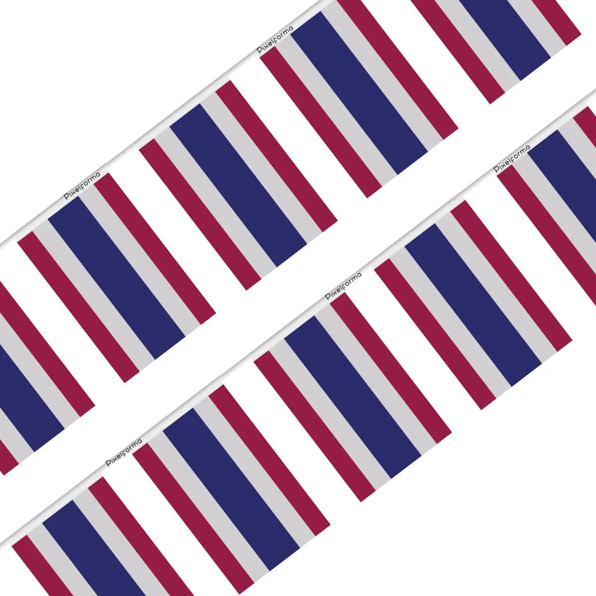 Guirlande drapeau thaïlande - pixelforma