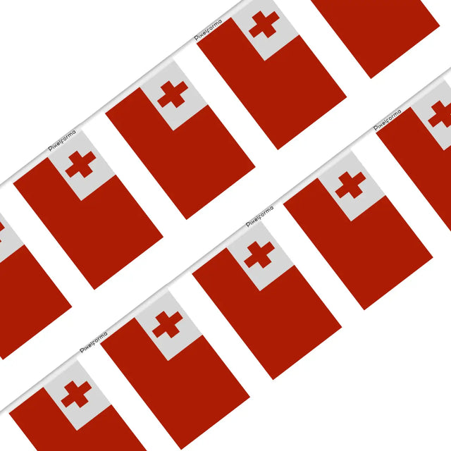 Guirlande Drapeau Tonga en Polyester - Pixelforma 