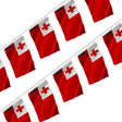 Guirlande drapeau tonga en polyester à accrocher événements