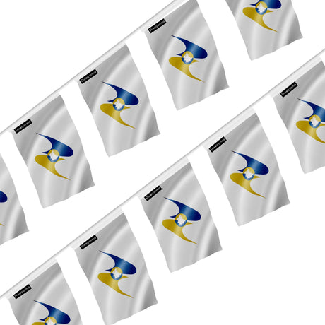 Guirlande drapeau union économique eurasiatique - pixelforma