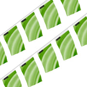 Guirlande drapeau vert polyester à accrocher résistant