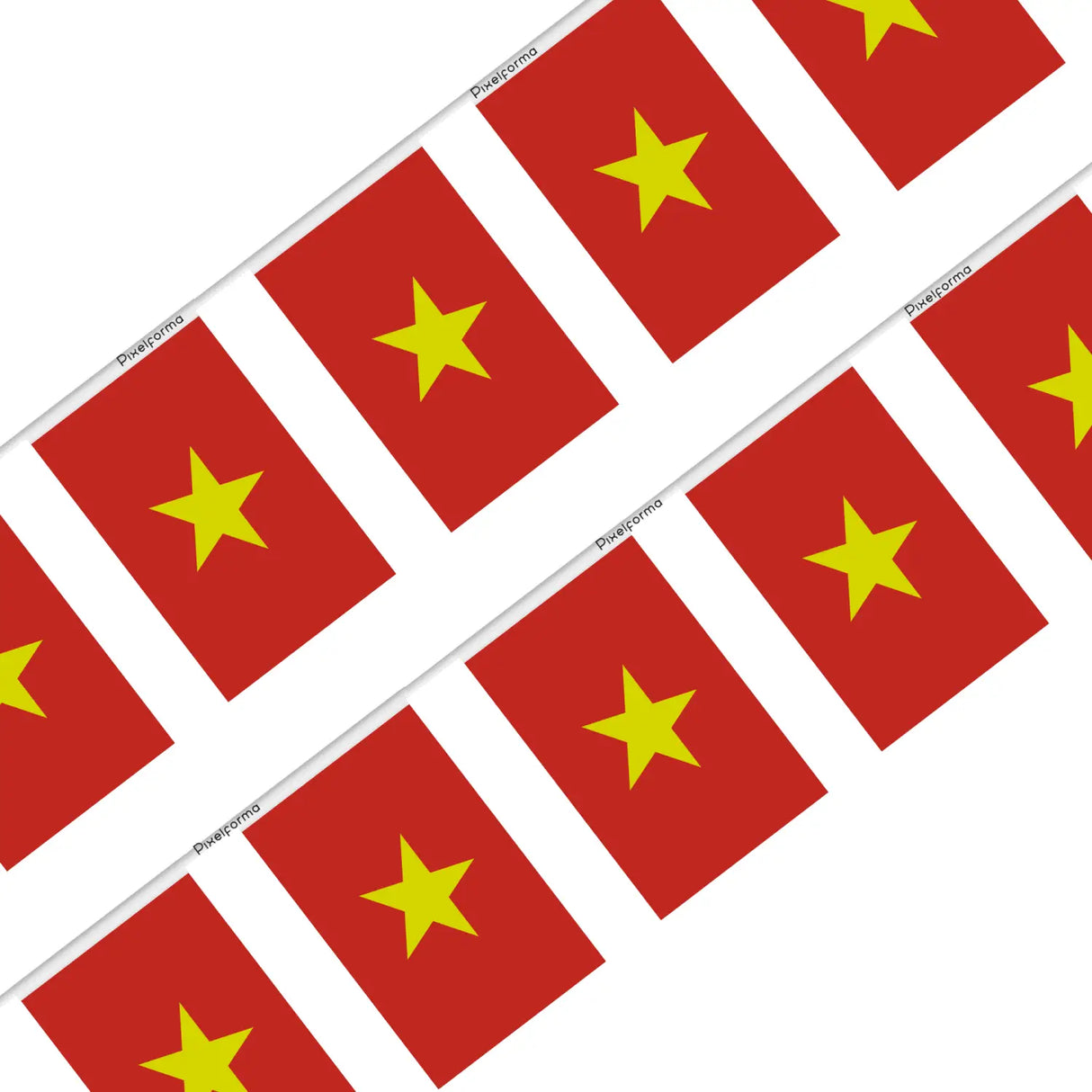 Guirlande drapeau viêt nam - pixelforma