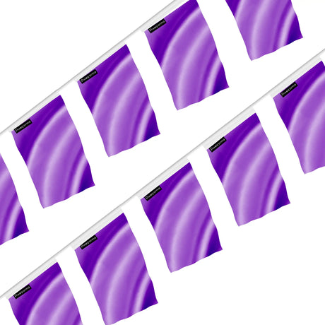 Guirlande drapeau violet - pixelforma