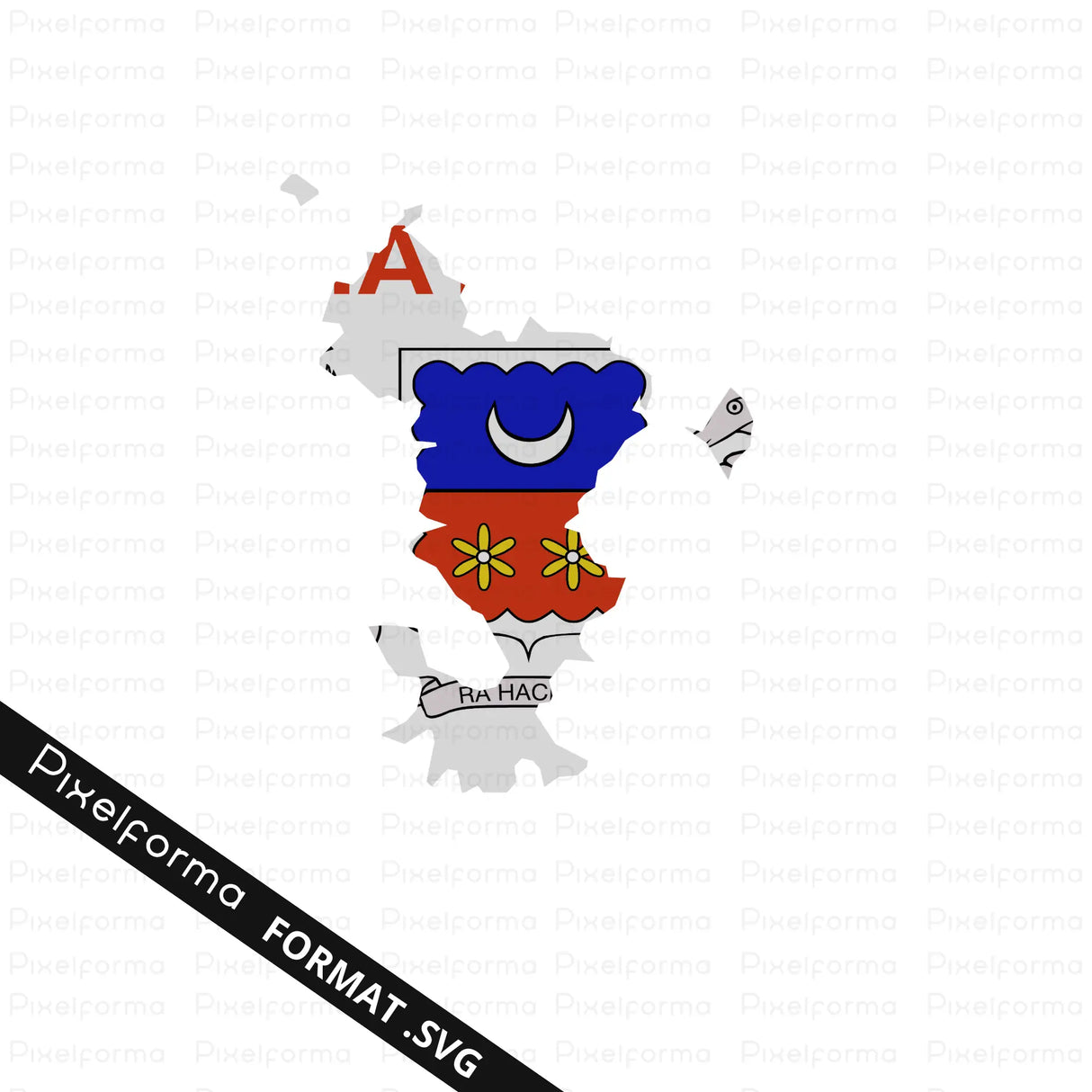 Icône drapeau mayotte fond transparent format svg