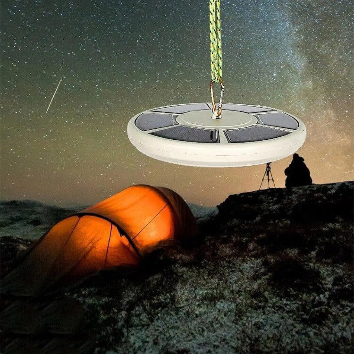 Lampe solaire pour mât de drapeau pour toute la nuit - pixelforma