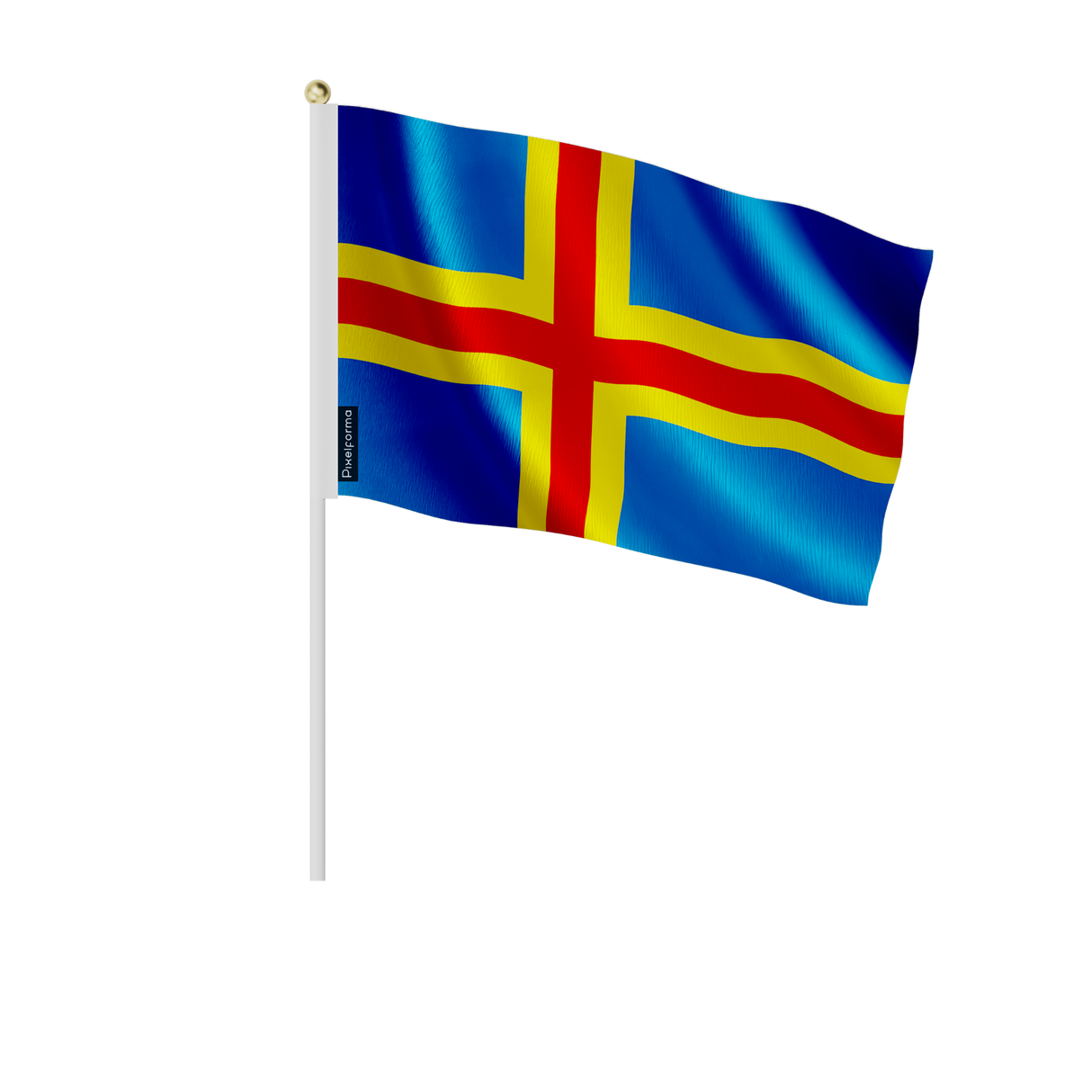 Lots mini drapeau åland en plusieurs tailles - pixelforma