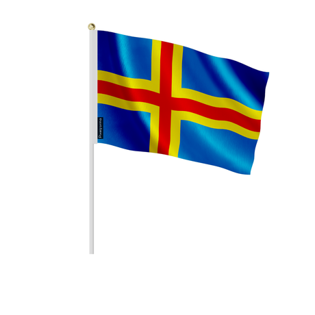 Lots mini drapeau åland en plusieurs tailles - pixelforma