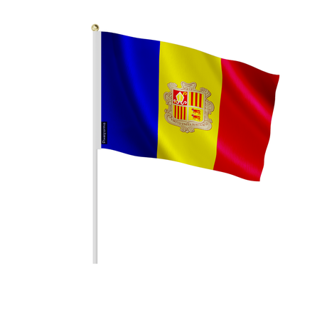 Lots mini drapeau andorre en plusieurs tailles - pixelforma
