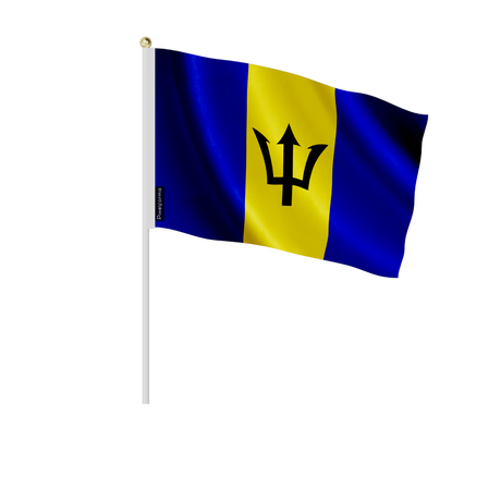 Lots mini drapeau barbade en plusieurs tailles - pixelforma