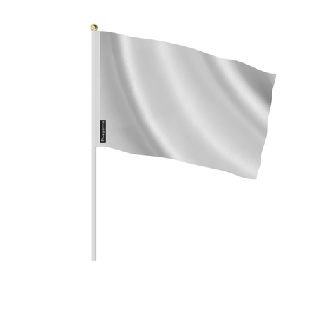 Lots mini drapeau blanc en plusieurs tailles - pixelforma