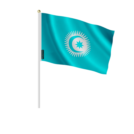 Lots mini drapeau conseil turcique en plusieurs tailles - pixelforma