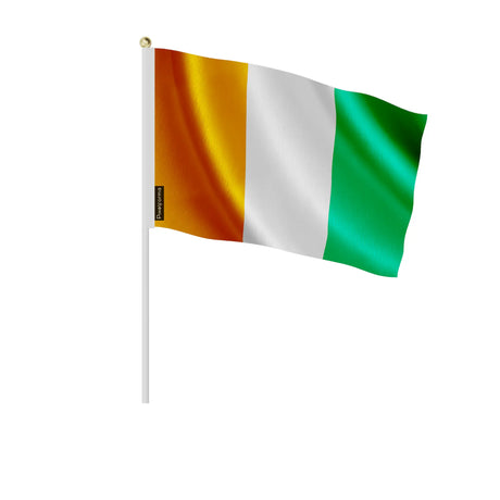 Lots mini drapeau côte d’ivoire en plusieurs tailles - pixelforma