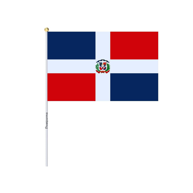 Lots Mini Drapeau de la République dominicaine en plusieurs tailles - Pixelforma