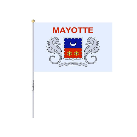 Lots Mini Drapeau de Mayotte en plusieurs tailles - Pixelforma