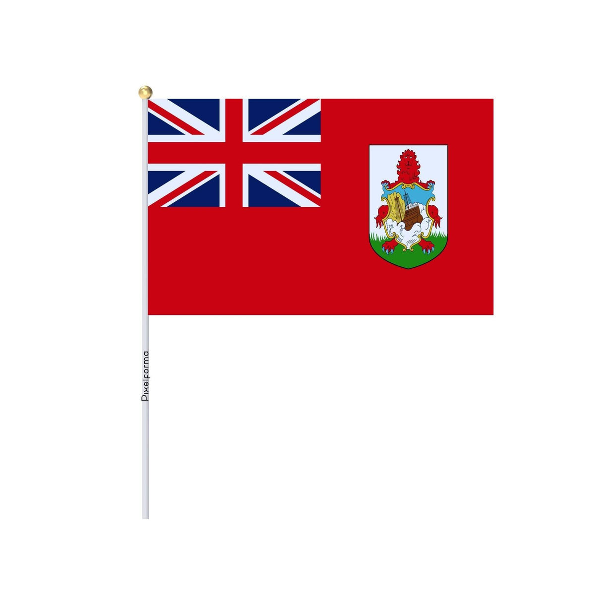 Lots Mini Drapeau des Bermudes en plusieurs tailles - Pixelforma 