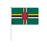 Lots mini drapeau dominique en plusieurs tailles - pixelforma
