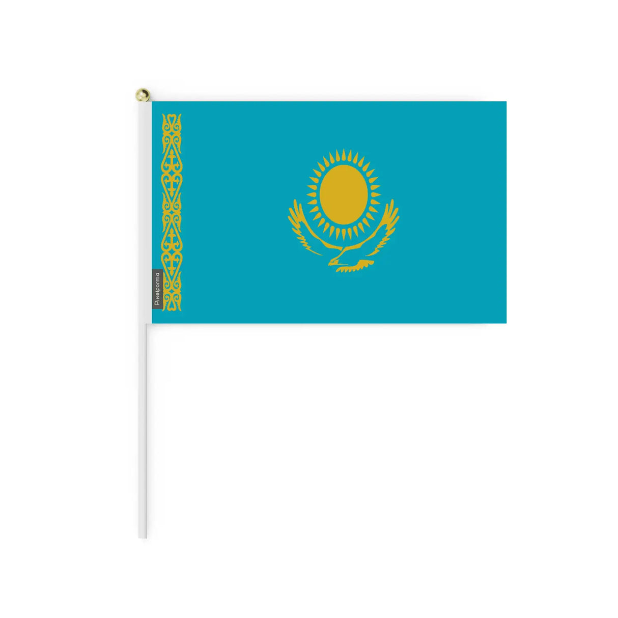 Lots mini drapeau du kazakhstan en plusieurs tailles - pixelforma