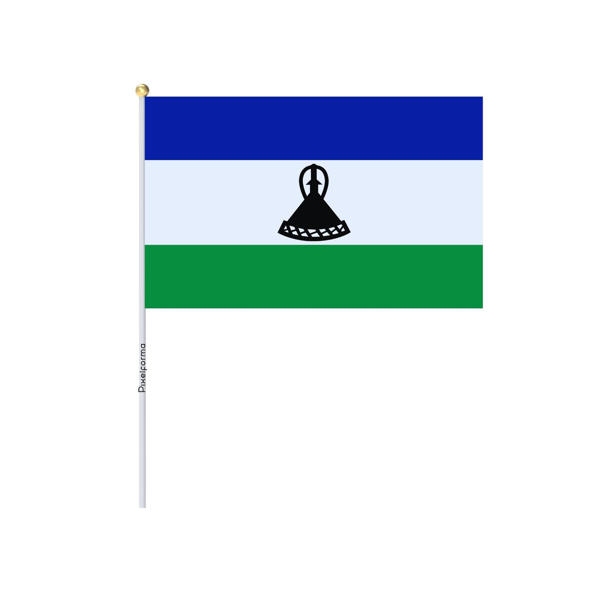 Lots Mini Drapeau du Lesotho en plusieurs tailles - Pixelforma 