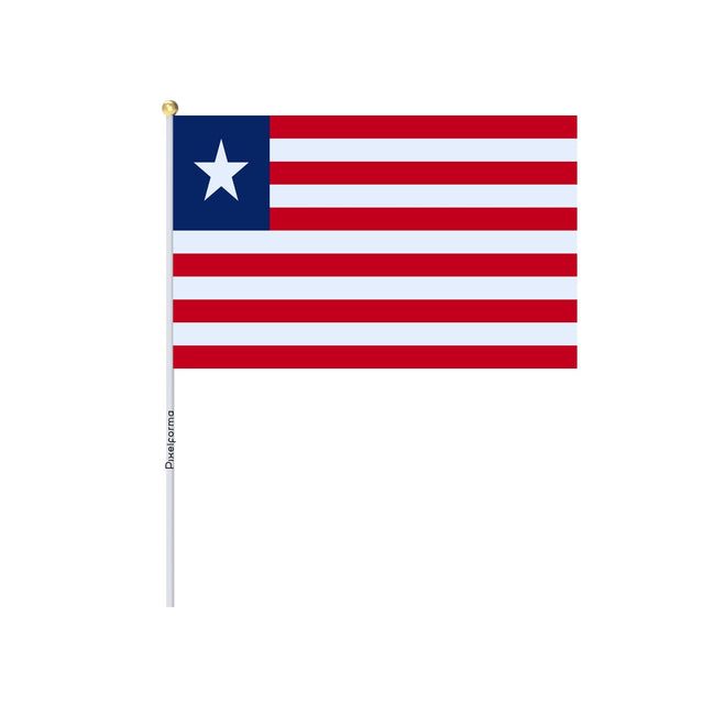 Lots Mini Drapeau du Liberia en plusieurs tailles - Pixelforma