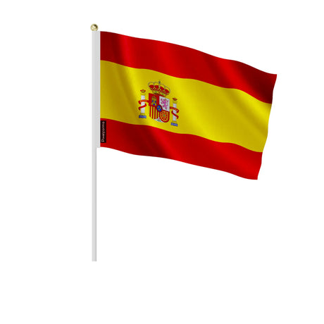 Lots mini drapeau espagne en plusieurs tailles - pixelforma