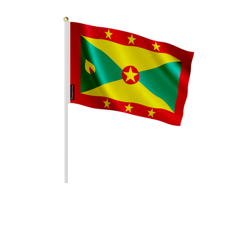 Lots mini drapeau grenade en plusieurs tailles - pixelforma