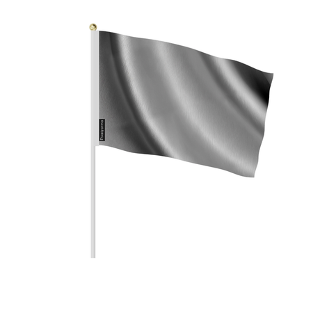 Lots mini drapeau gris foncé en plusieurs tailles - null