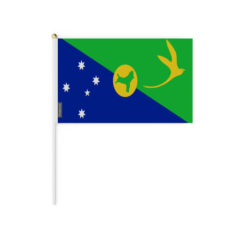 Lots mini drapeau île christmas en plusieurs tailles - pixelforma